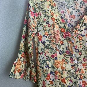 Cotton Candy maxi dress. Size S. Floral Design.